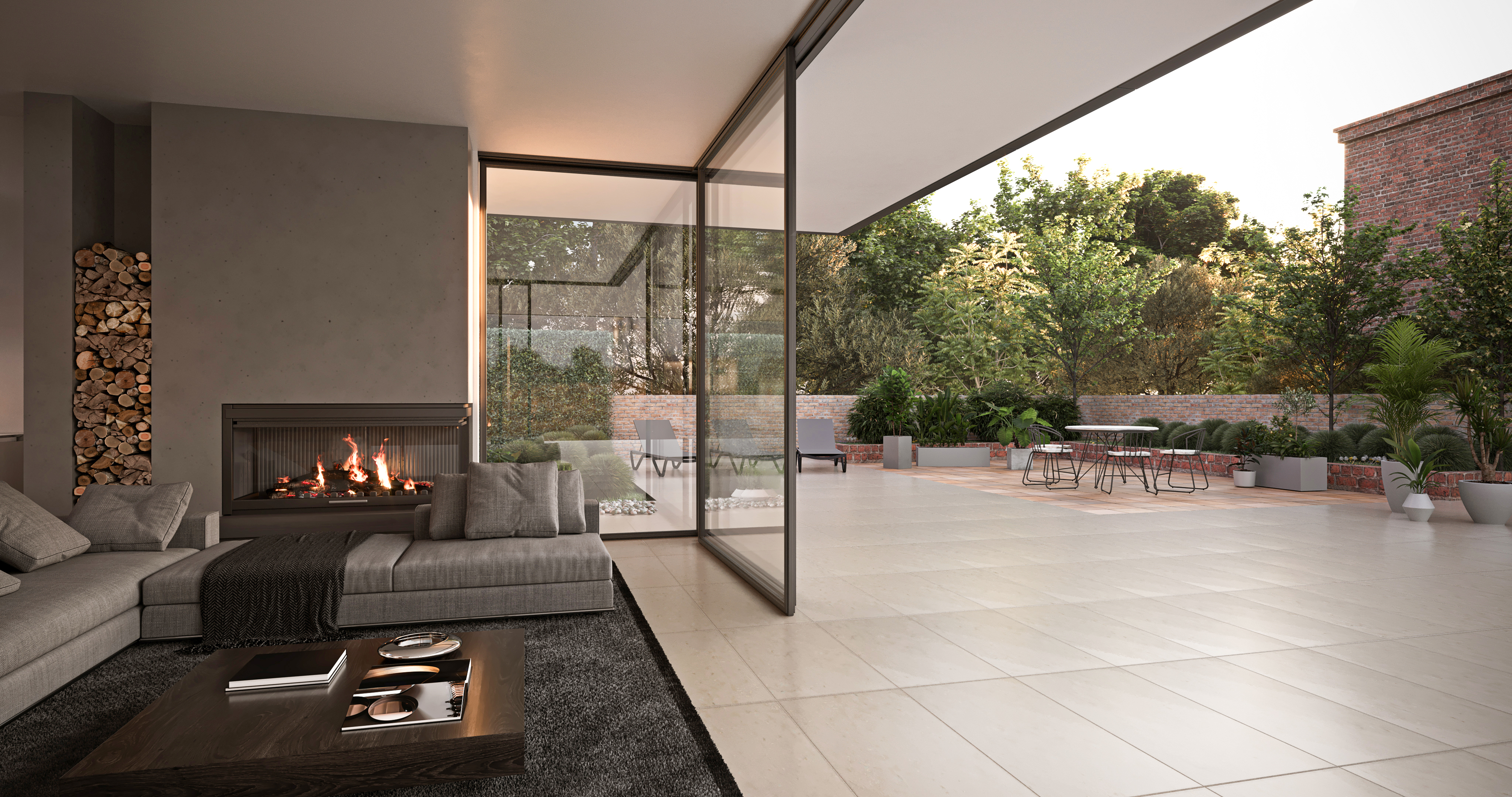 A beautiful patio created using ProPave Grout